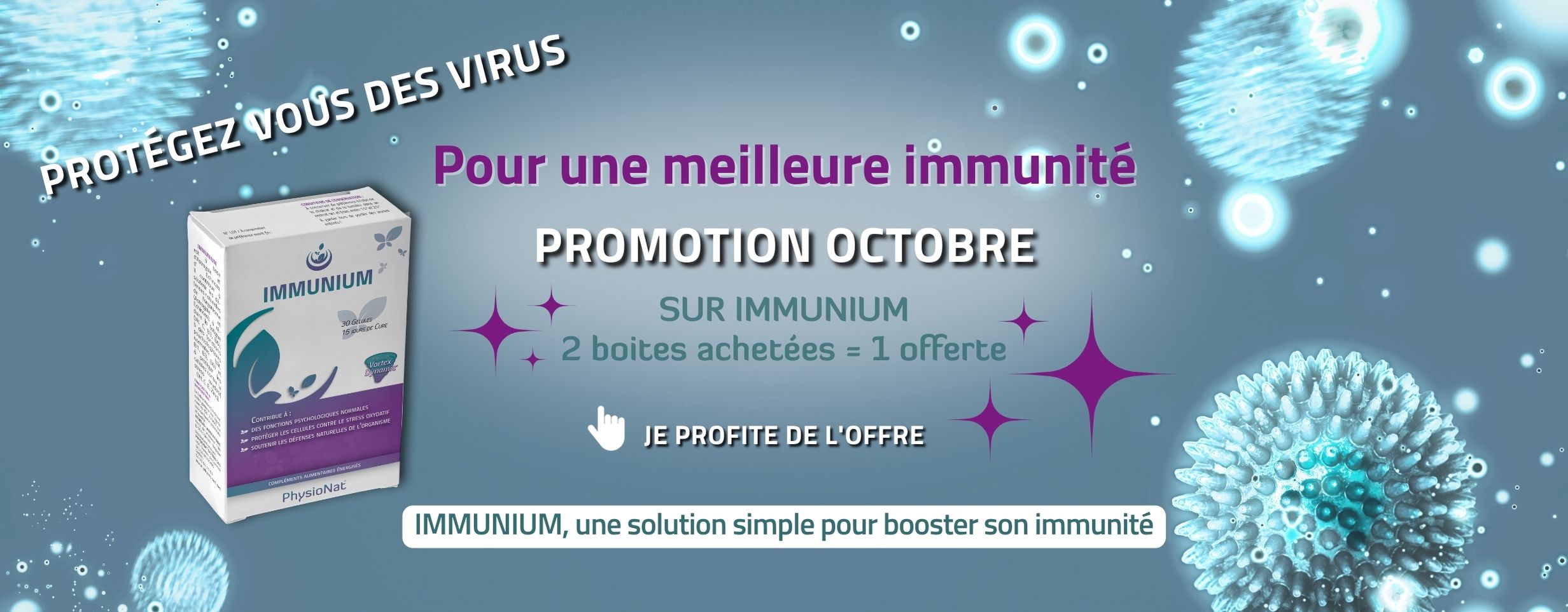 IMMUNIUM, une solution simple pour booster son immunité